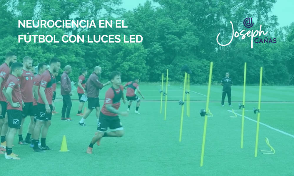 neurociencia en el fútbol con luces LED