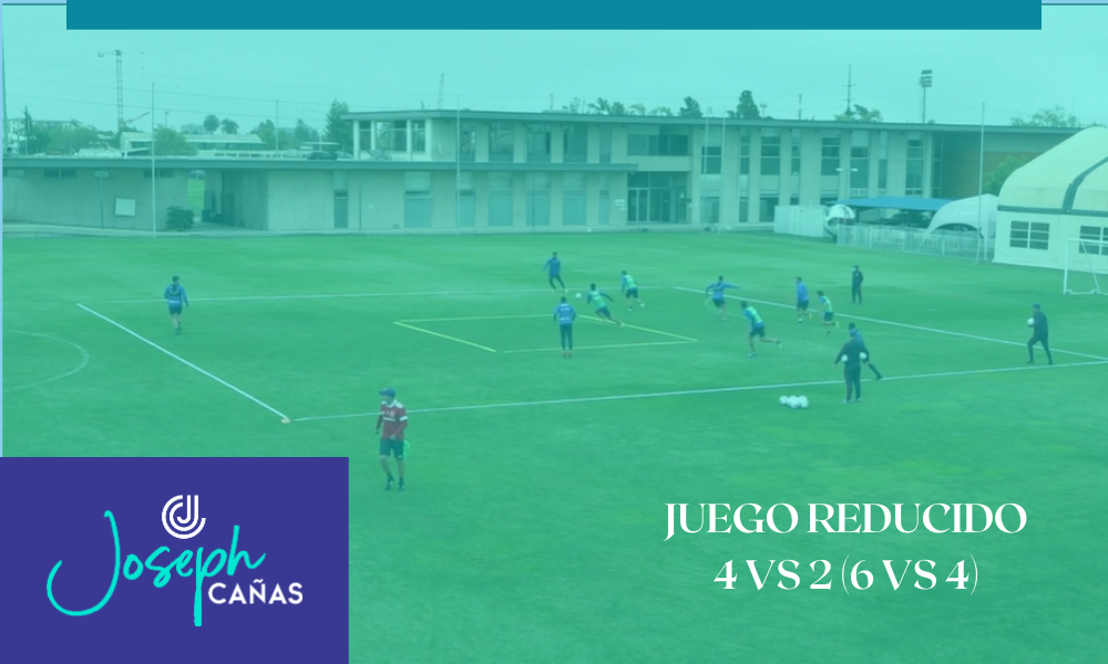 Juego reducido 4 vs 2 (6 vs 4)
